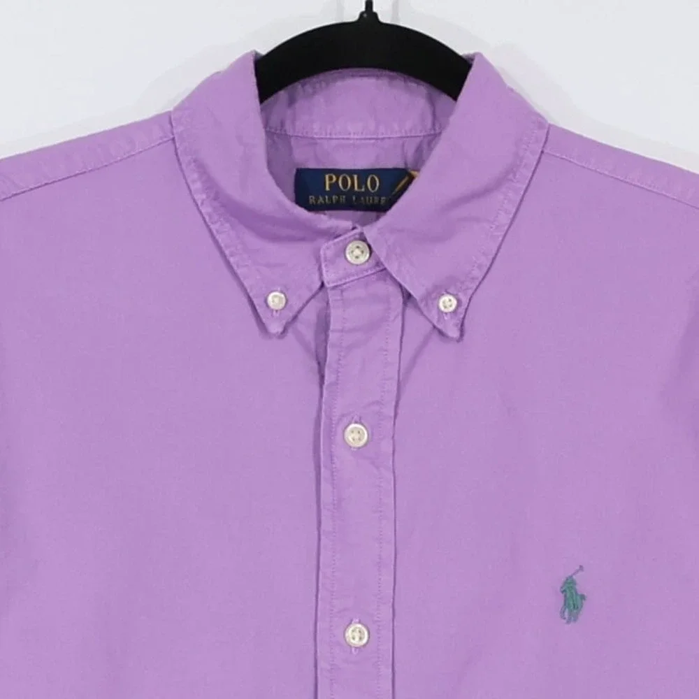 Polo Ralph Lauren Button Down Shirt Mens M Purple Classic Fit Preppy $125 NWT